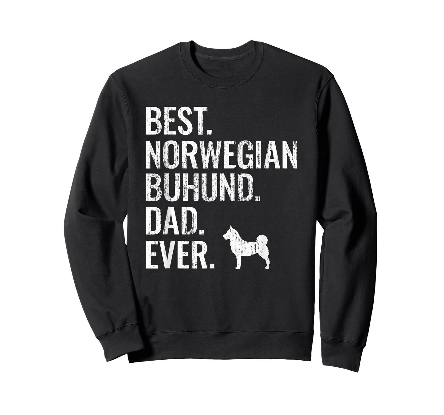 Best Norwegian Buhund Dad Ever - Cool Dog Owner Gift Men T-Shirt