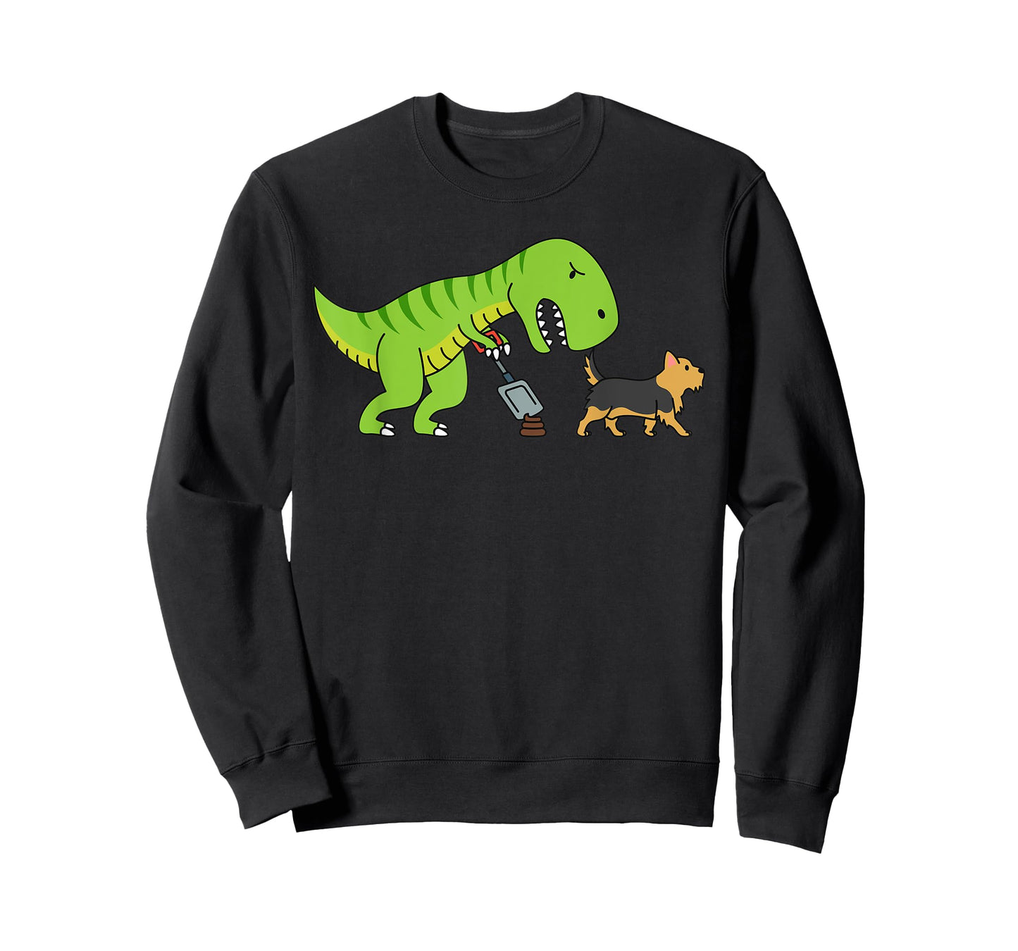 T-Rex Dinosaur Poop Yorkshire Terrier Dog T-Shirt
