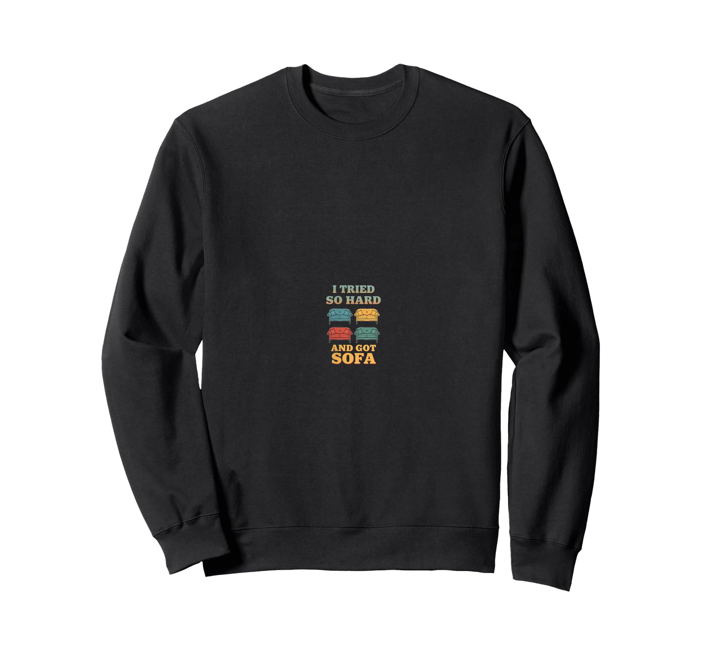 Funny Ironic Humor Sofa Joke Parody Shirt T-Shirt
