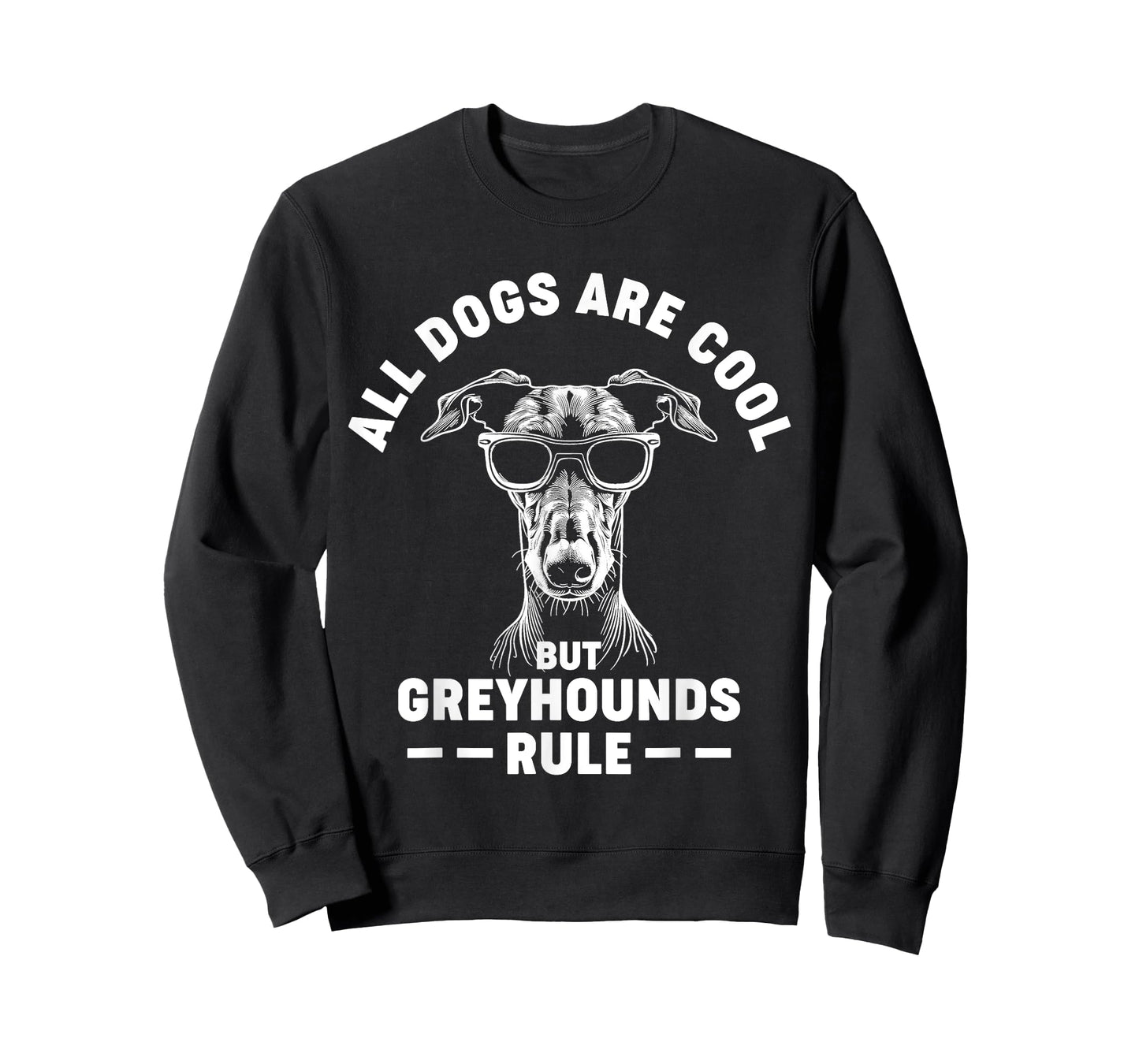 All Dogs Are Cool But Greyhounds Rule Funny Dog Basset Hound Men Women Girls Kids T-Shirt