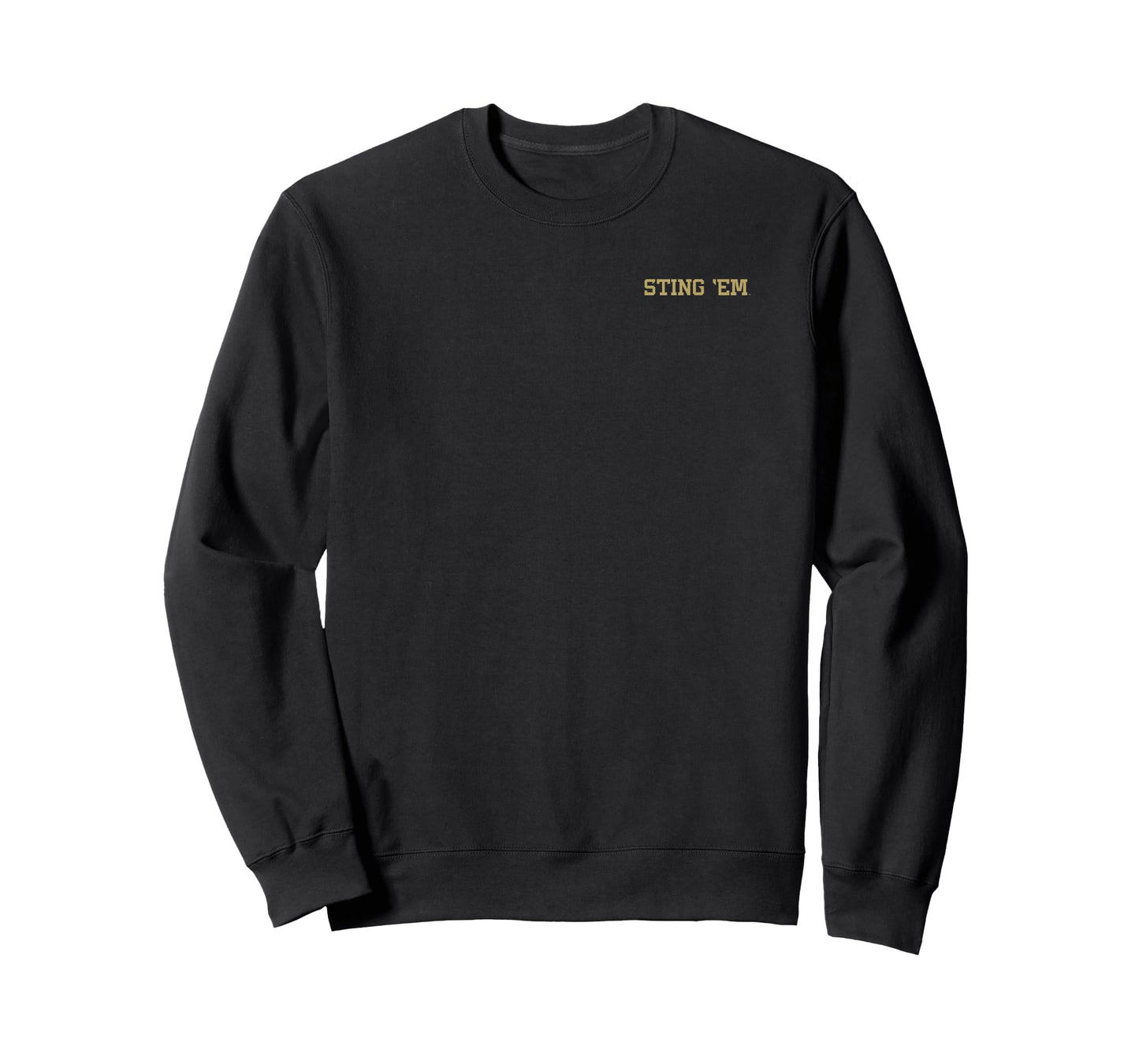 Georgia Tech Yellow Jackets Front/Back Sting 'Em Navy T-Shirt