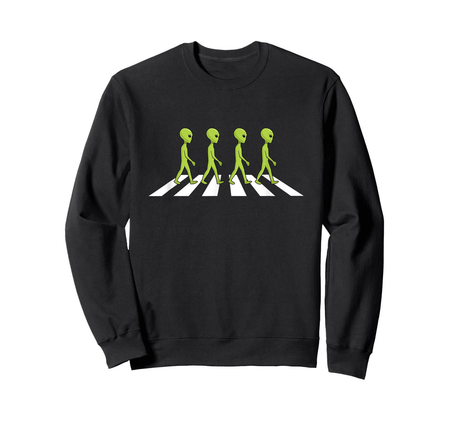Aliens crossing and walking across road funny gift T-Shirt