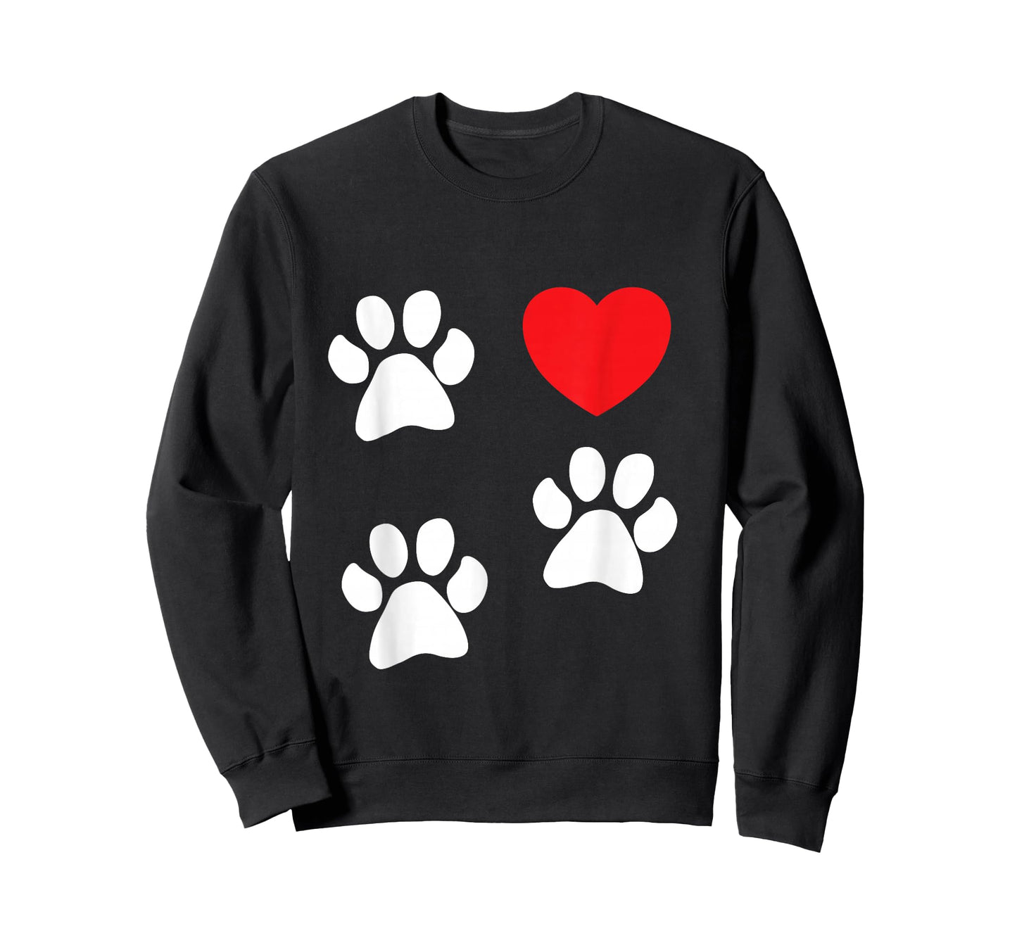 Tripod print 3-Legged Dog Amputee Love Paws Heart T-Shirt