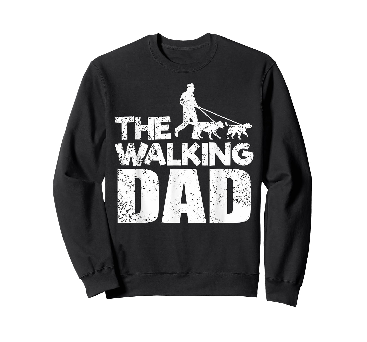The Walking Dad dog walking - funny dogs T-Shirt for Men