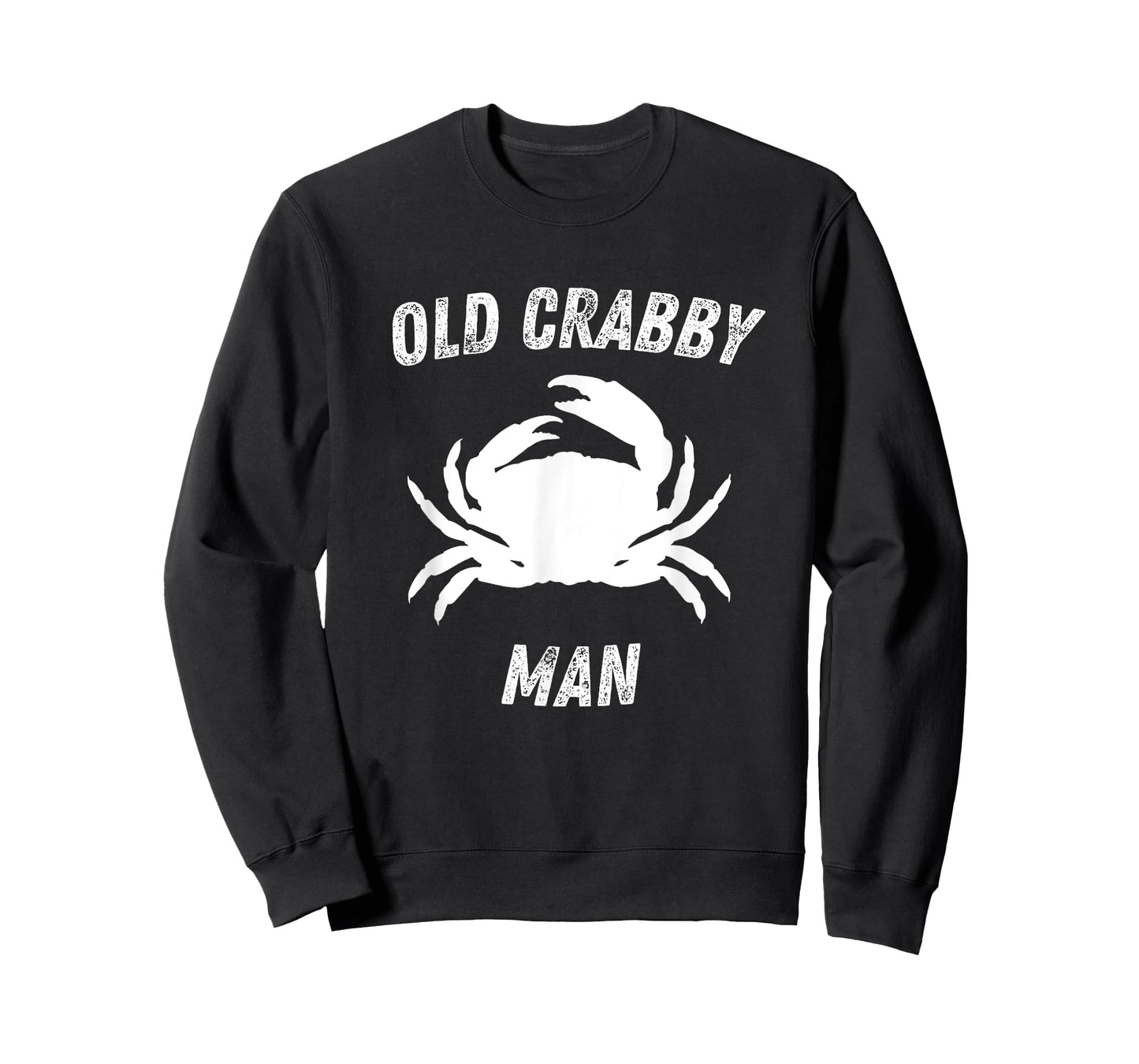 Old Crabby Man Grandpa Funny Mens T-Shirt