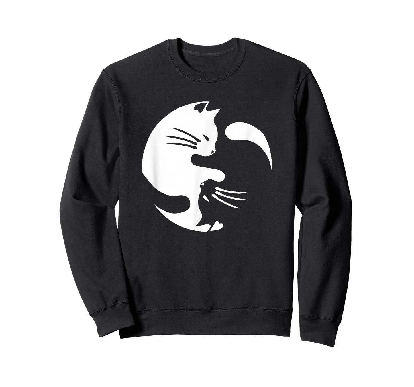 Cat Yin Yang Peace Loving Interconnected T-Shirt Gift Idea T-Shirt