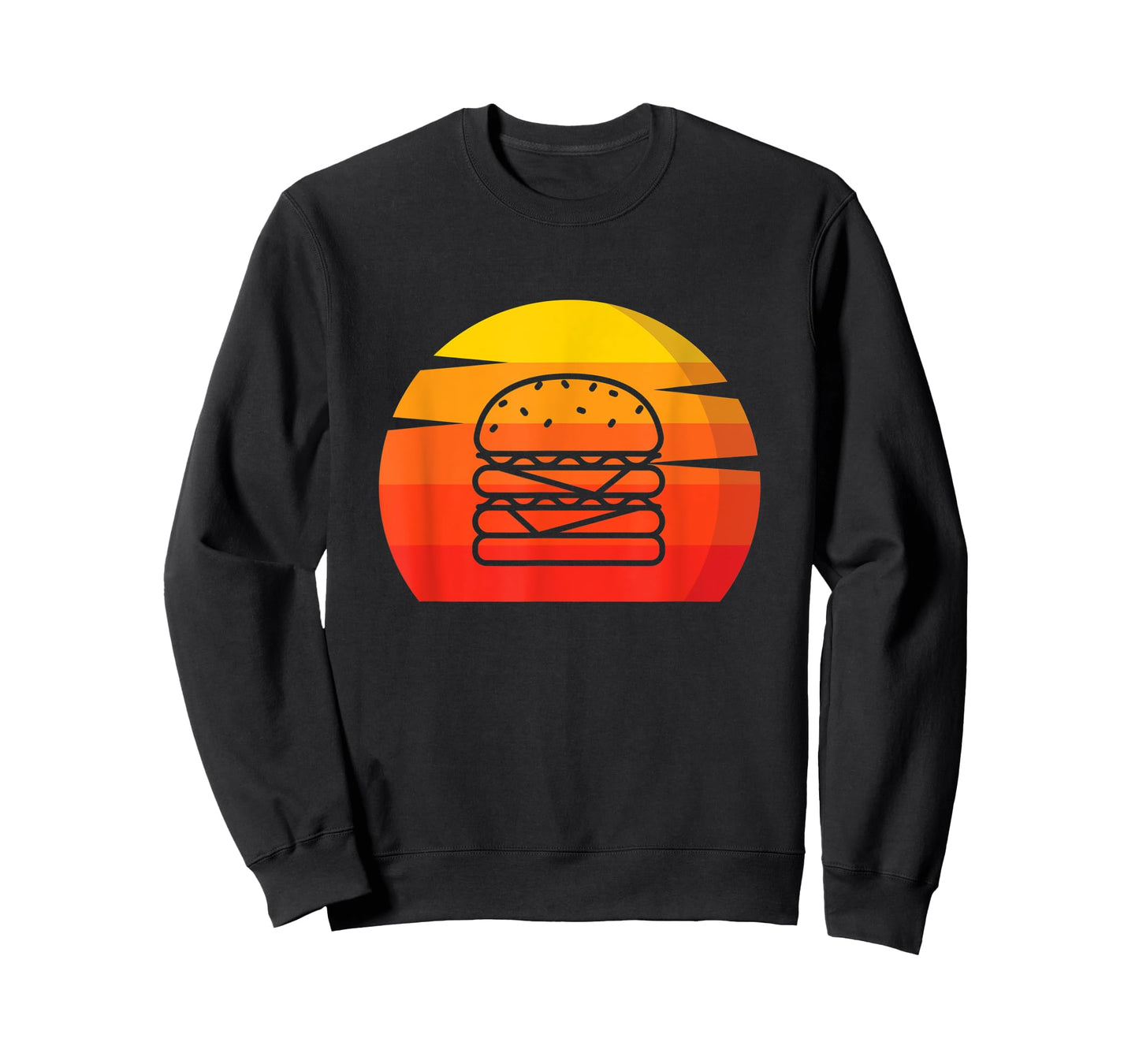 Retro Burger Vintage Design Cheeseburger T-Shirt