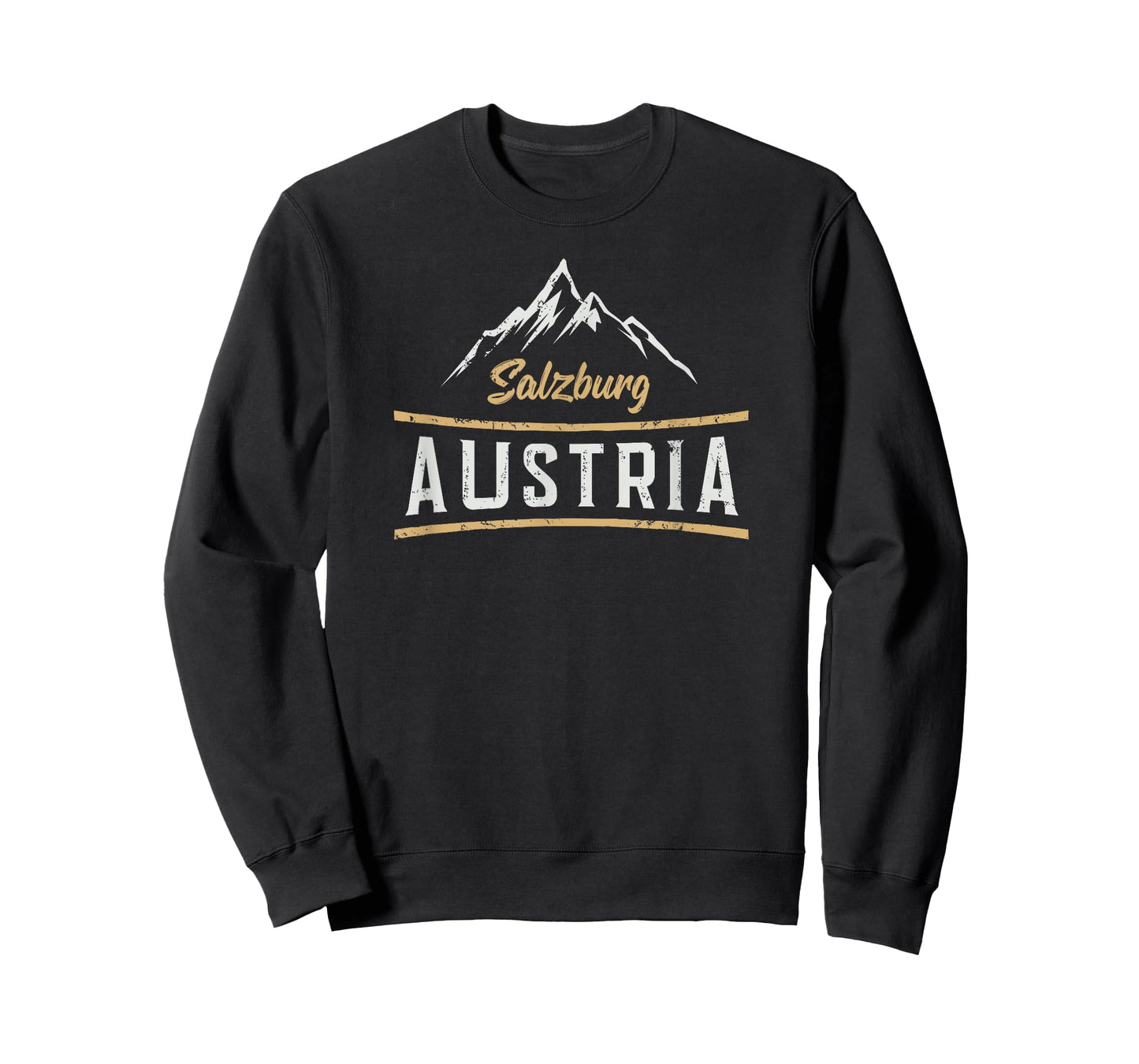 Retro Salzburg Austria Gift - Distressed Vacation T-Shirt