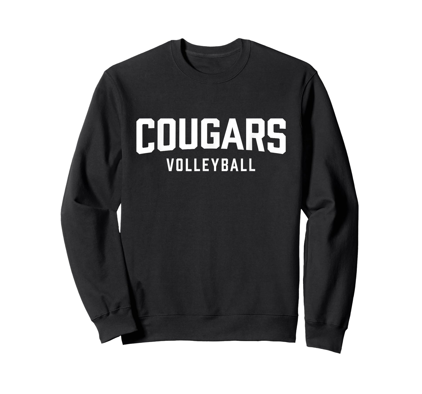 Classic Cougar-Inspired Volleyball Design T-Shirt