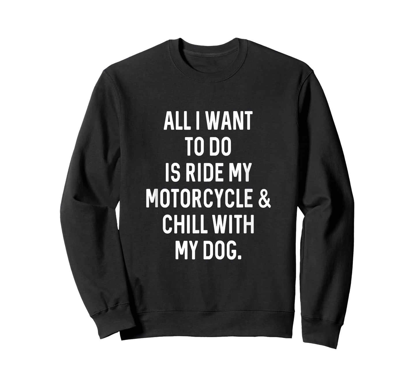 Dog Gifts Dad For Chill With Dog Ride Motorcycle Funny Dad T-Shirt