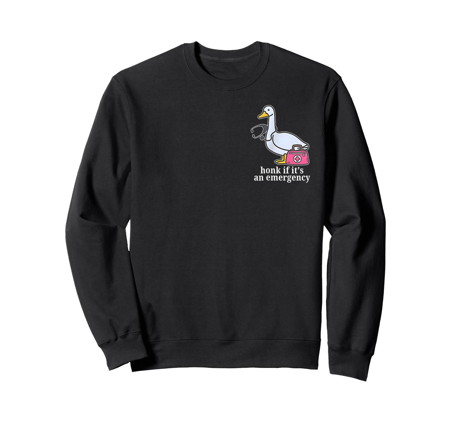 Funny Honk If It's An Emergency Registered Goose Nurse women T-Shirt