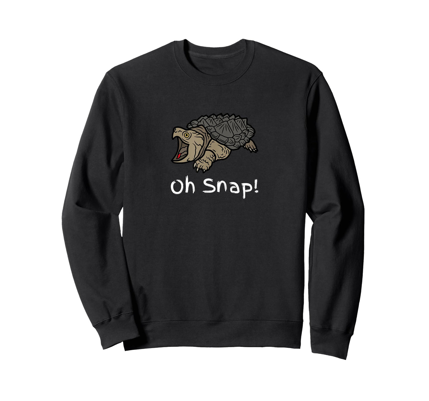 Oh Snap Statement, Snapping Turtle Funny Reptile Graphic T-Shirt