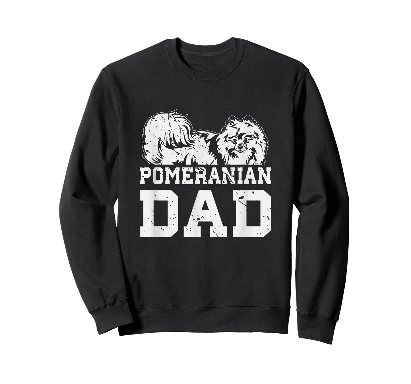 Dog Breed Funny Fathers Day Gift Pomeranian T-Shirt