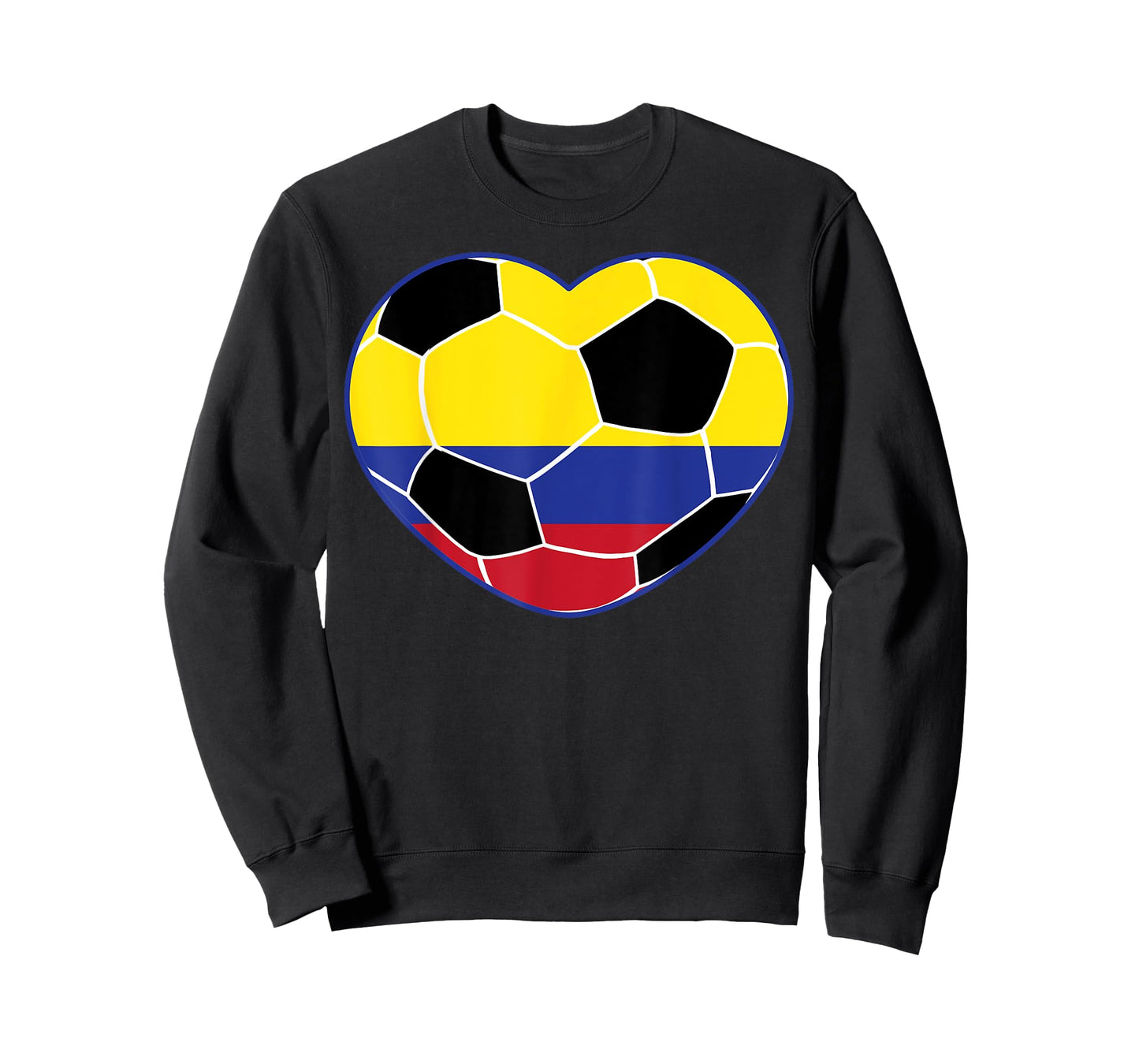 Colombia Soccer Ball Heart - Colombian Football Soccer T-Shirt