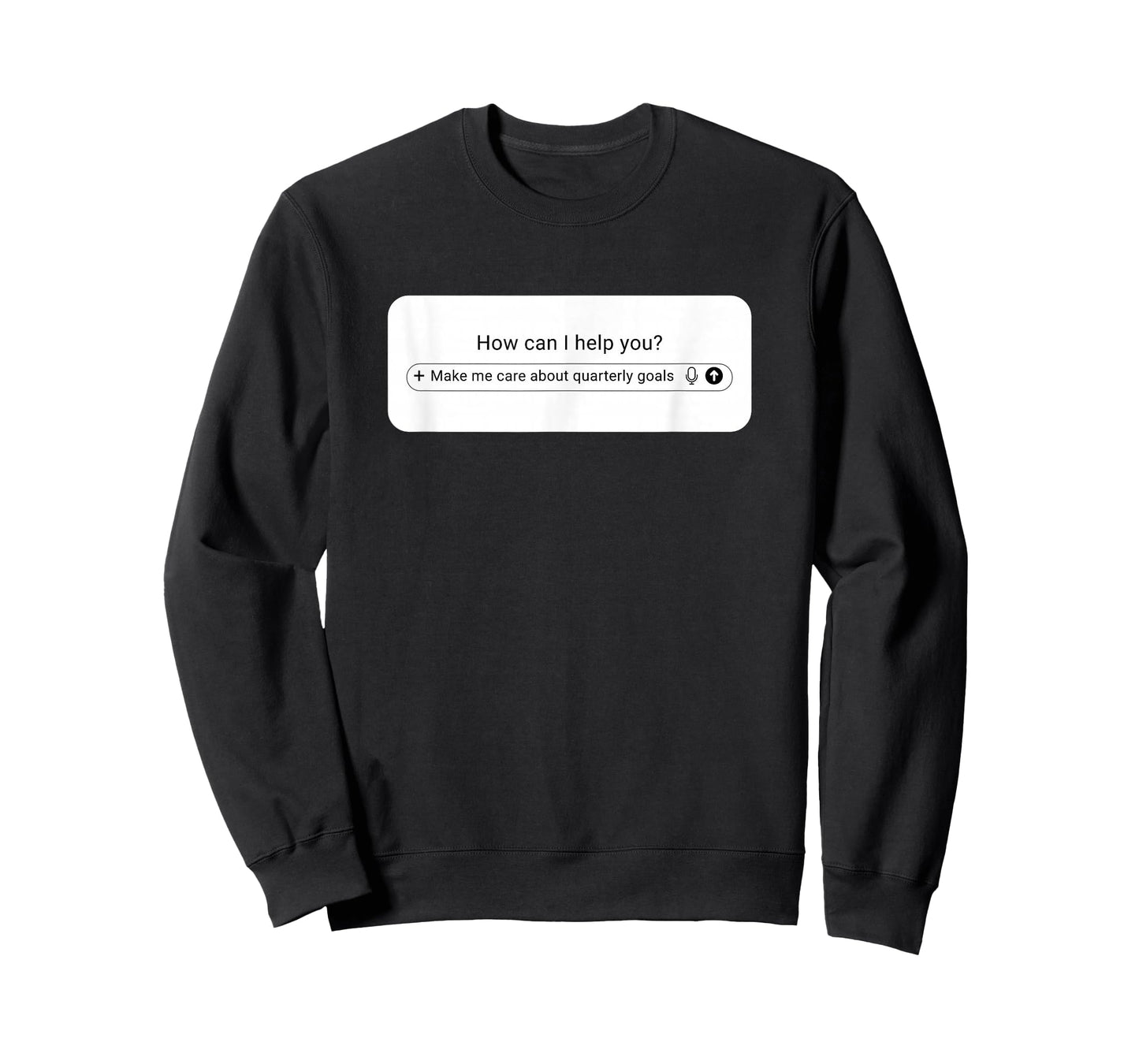 AI Prompt Box – Make Me Care About Quarterly Goals T-Shirt