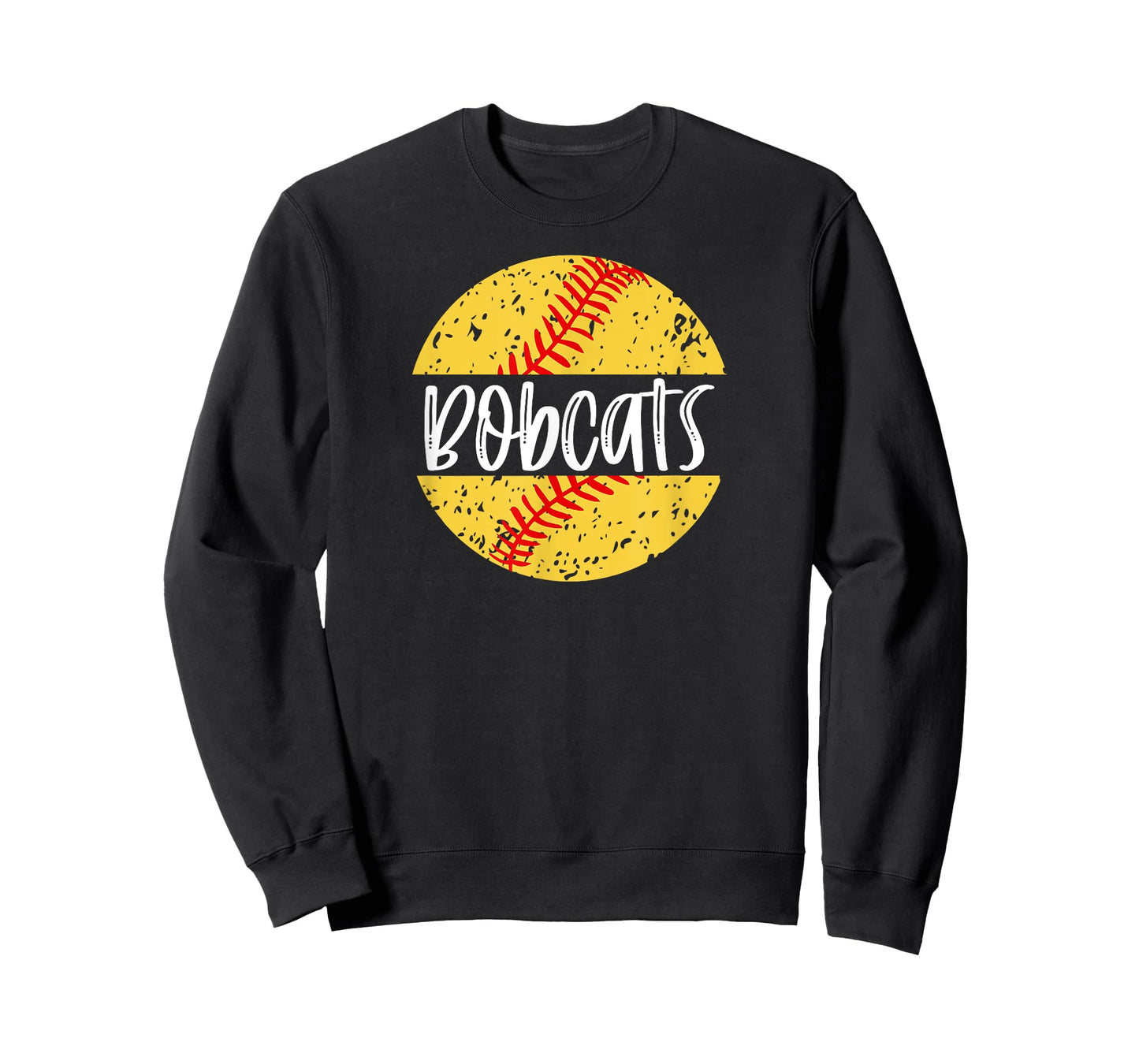 Bobcats Softball Team Mascot School Spirit Game Day T-Shirt