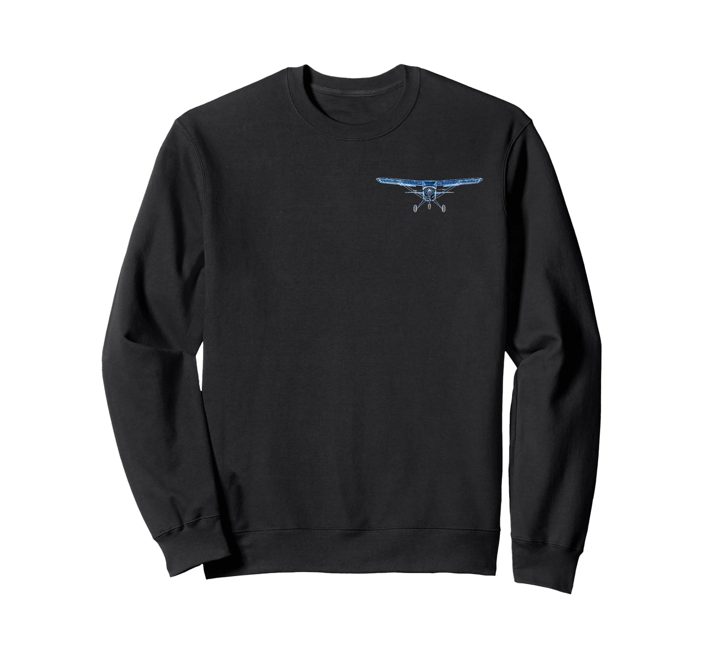 Pilot C172 Flying Airplane Mode On (2-Sided) T-Shirt