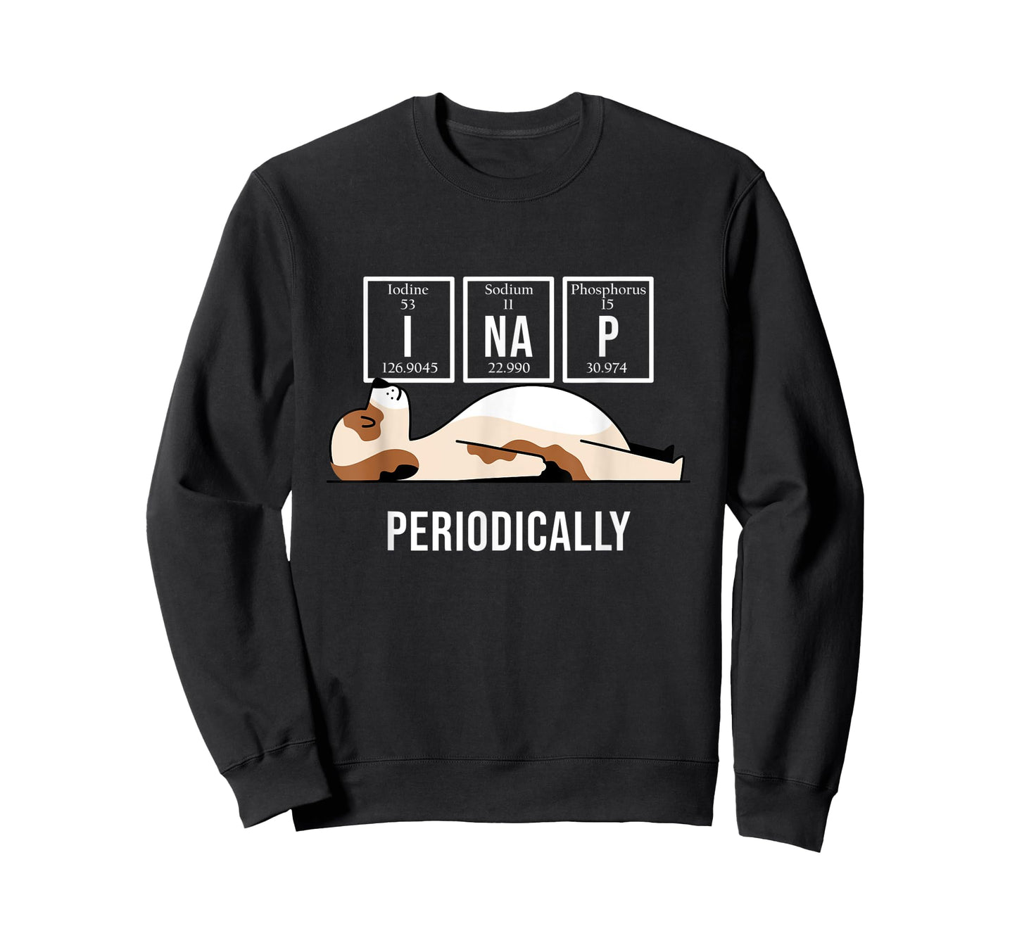 I Nap Periodically Sleepy Animal Lazy Dog Funny Chemistry Men Women T-Shirt