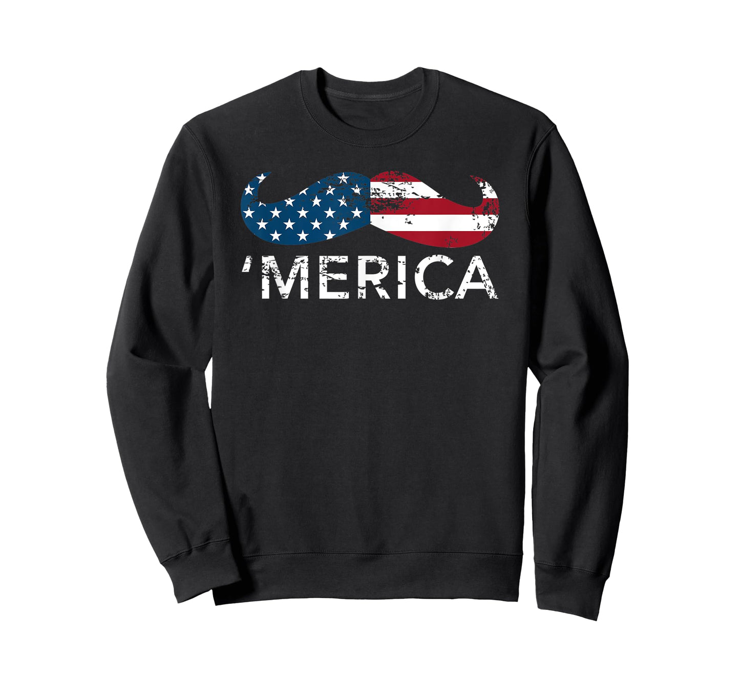 'Merica mustache Patriotic Memorial Day tee shirt T-Shirt for Women Kids Men