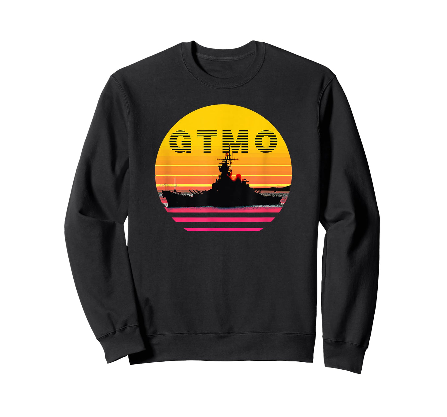 GTMO - Vintage Guantanamo Bay Cuba Sunset T-Shirt