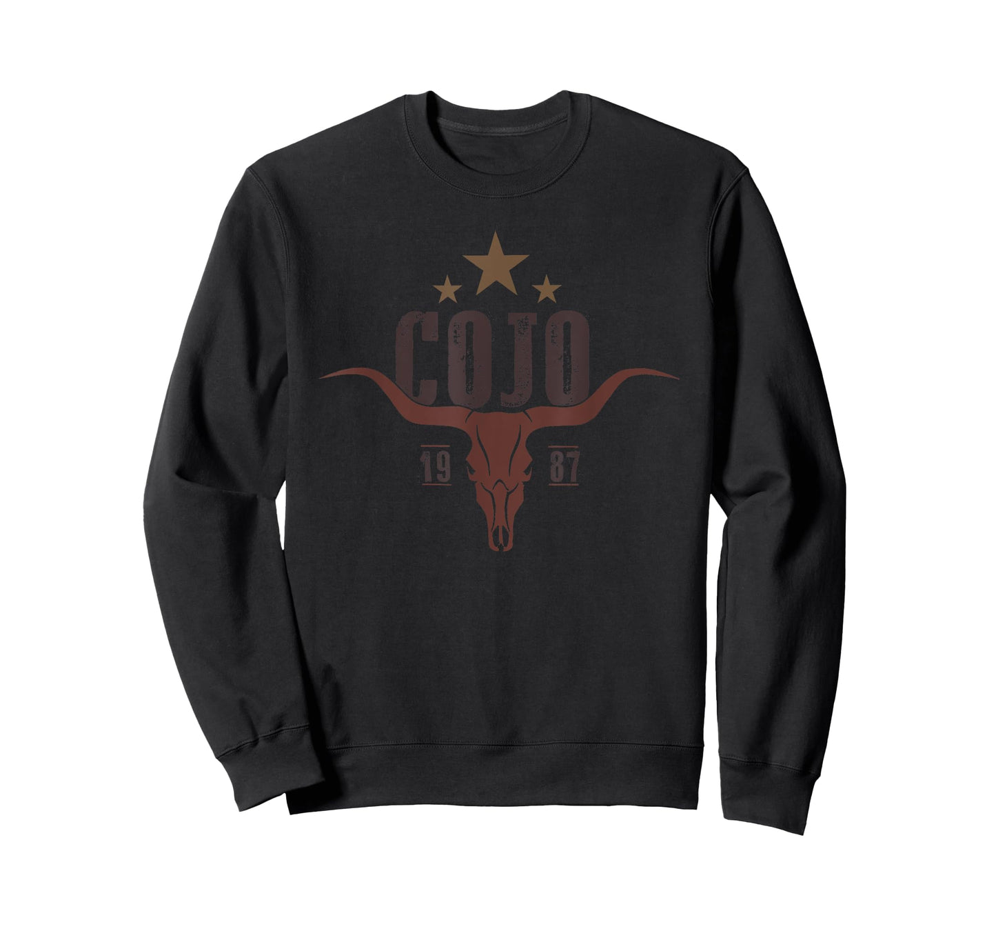 Vintage Rodeo Cojo Western Deserts Bull-Skull Cowhide Cojo T-Shirt