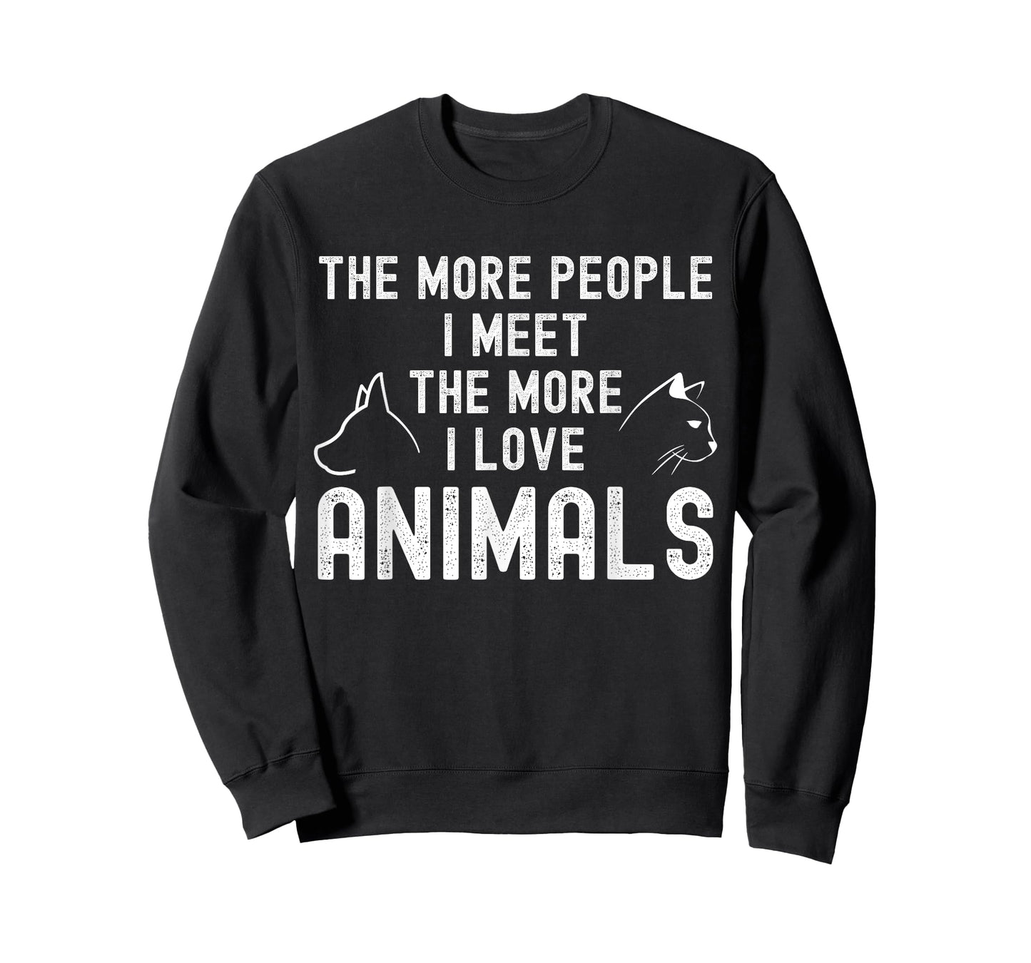 The More People I Meet The More I Love Animals T-Shirt
