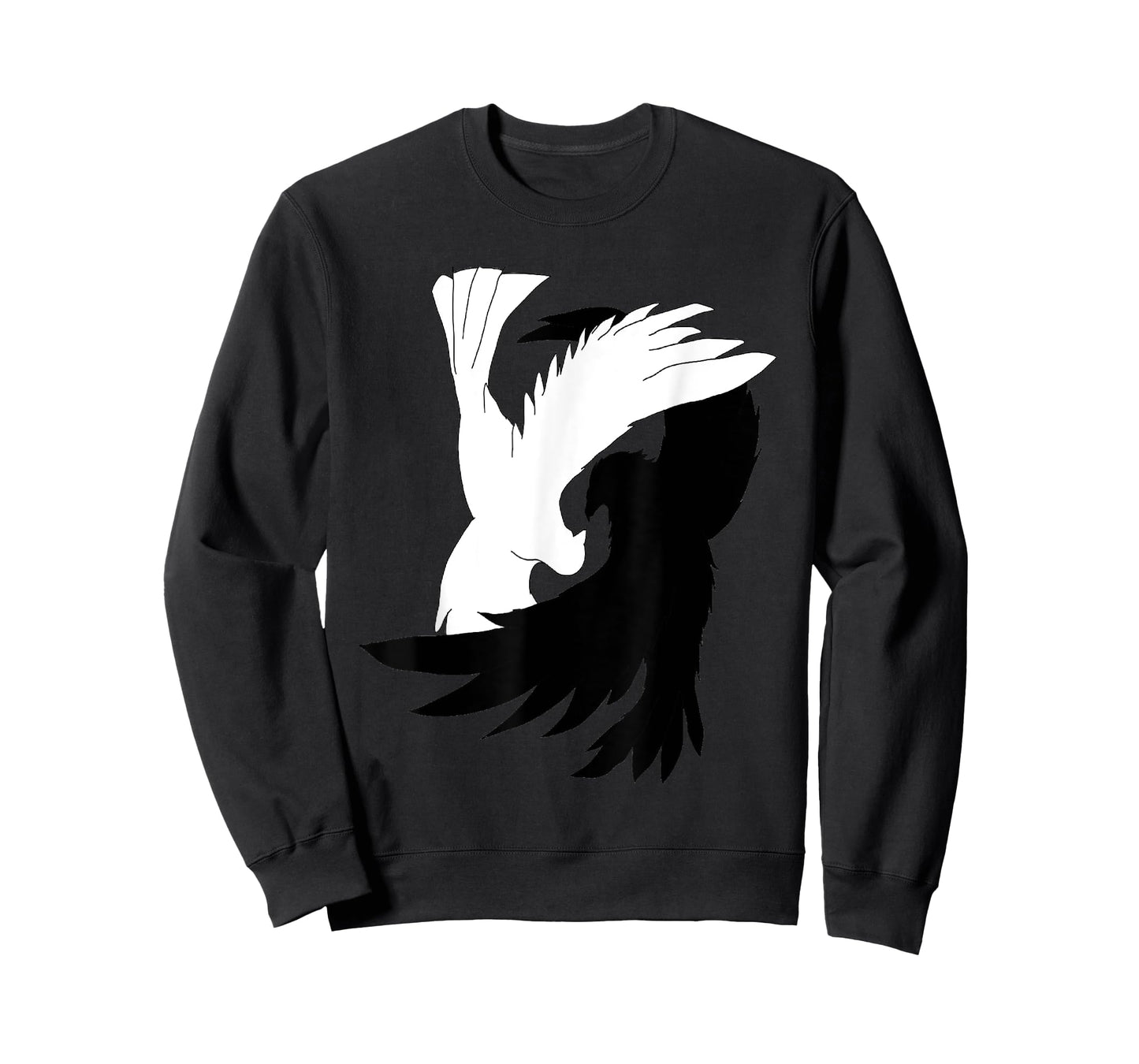 Love Birds shirt Raven Crow Dove Yin Yang Shi T-Shirt