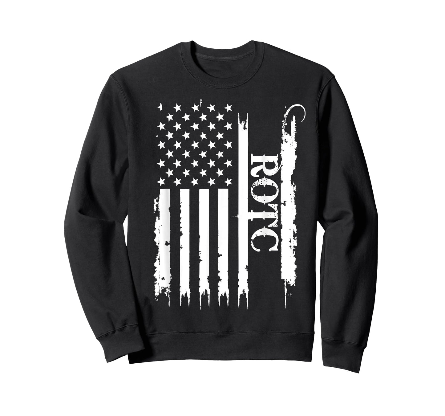 ROTC United States Distressed w US Flag T-Shirt