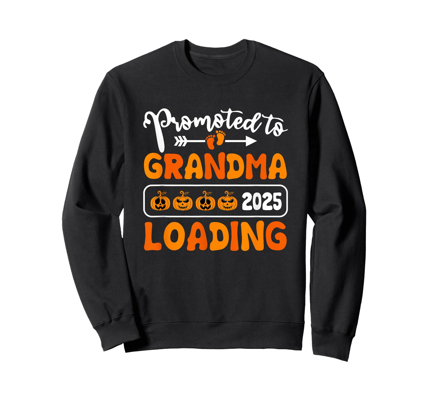 Promoted to Grandma 2025 Loading Pumpkin Halloween T-Shirt