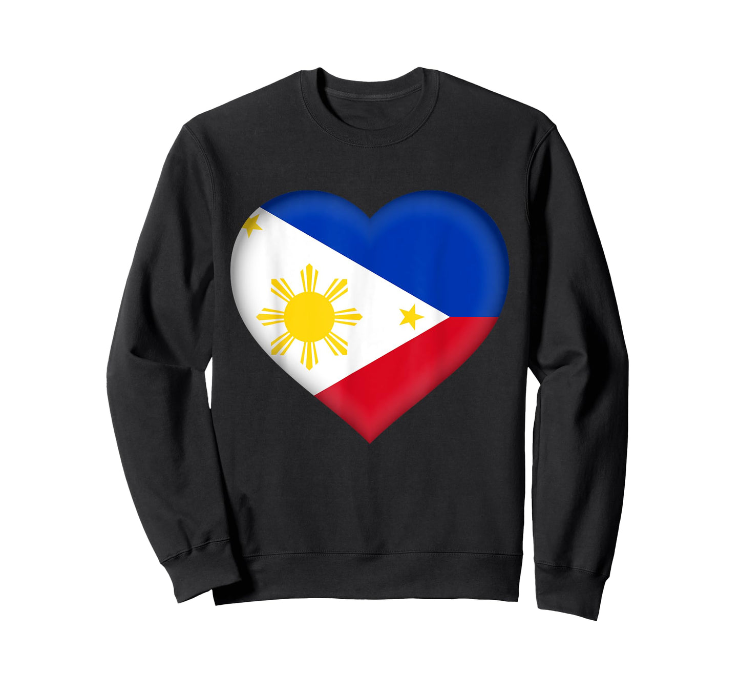 I Love Philippines | Filipino Flag Heart Outfit T-Shirt