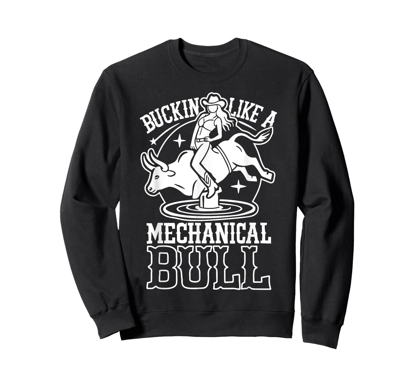 Buckin Like a Mechanical Bull Funny Rodeo Cowgirl T-Shirt