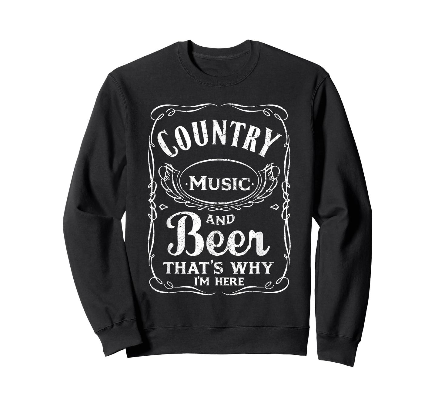 Country Music and Beer That's Why I'm Here Beer Lover TShirt T-Shirt