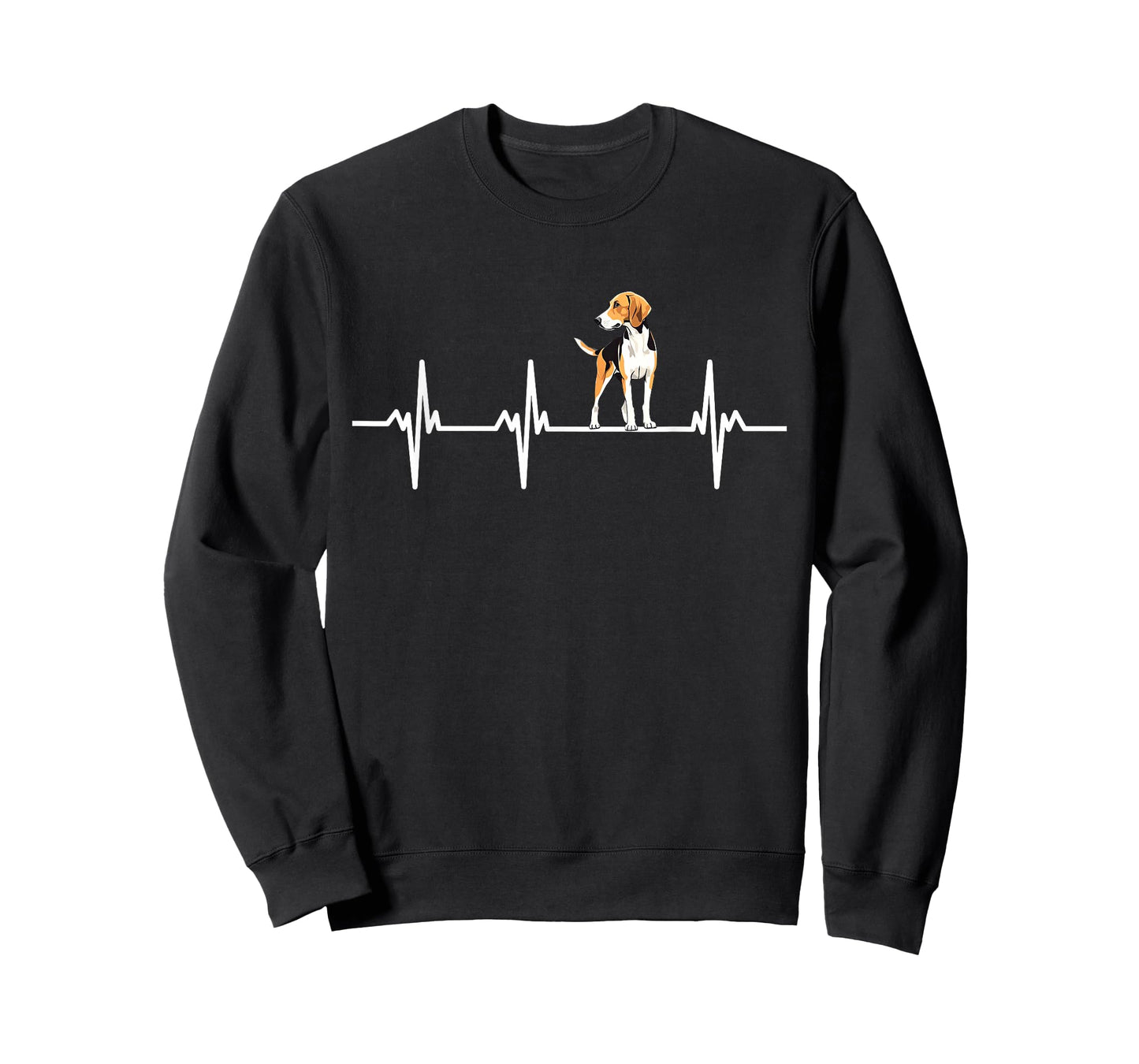American Foxhound Tee Groovy Heartbeat Foxhound Dog T-Shirt