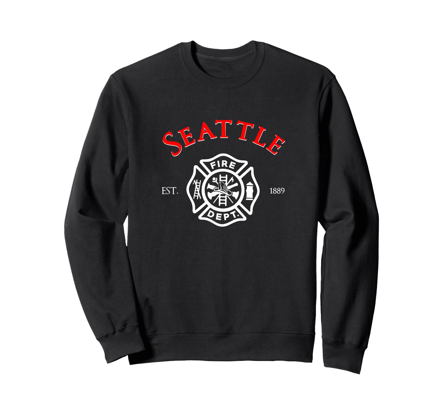 City of Seattle Fire Rescue Washington Firefighter T-Shirt T-Shirt