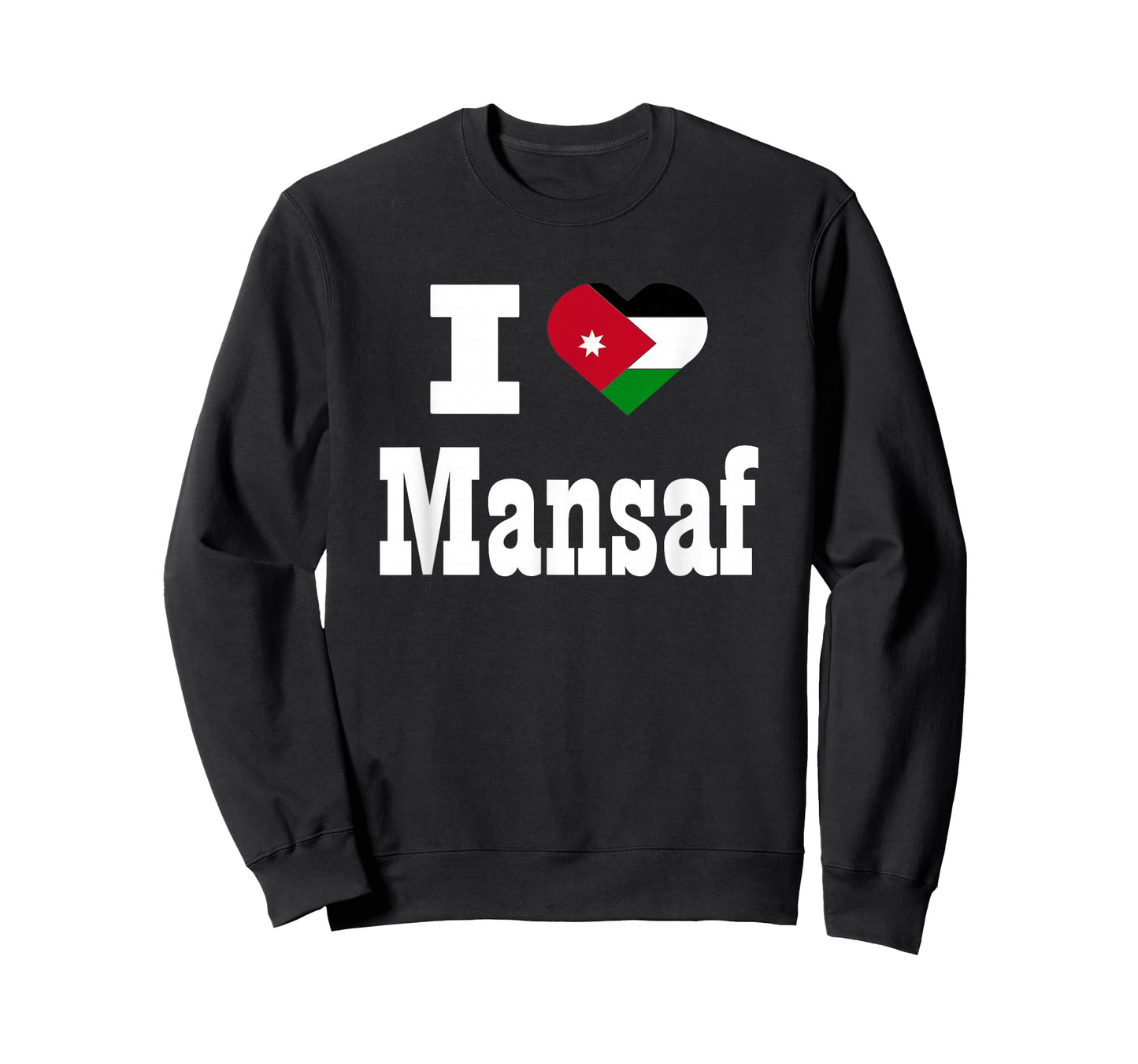 I love Mansaf foodie Jordan flag tshirt T-Shirt