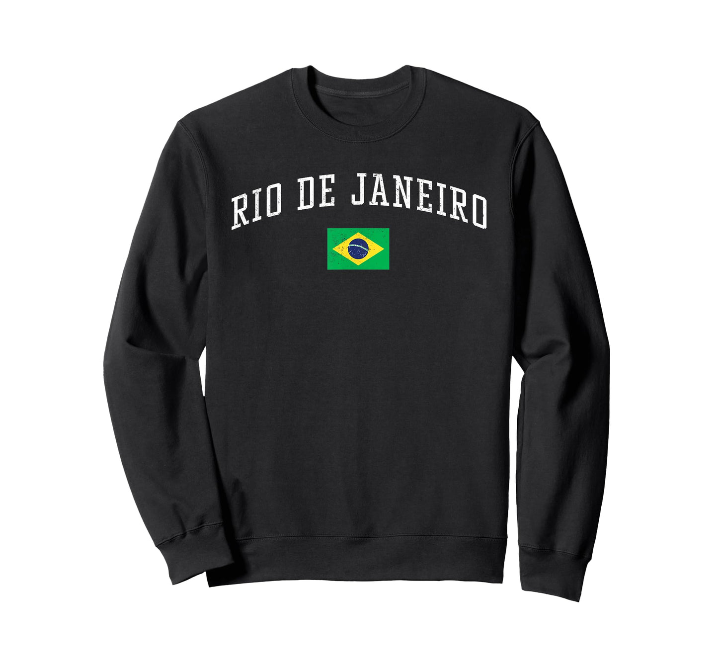 Vintage Rio de Janeiro Brasil Country Flag Souvenir Vacation T-Shirt