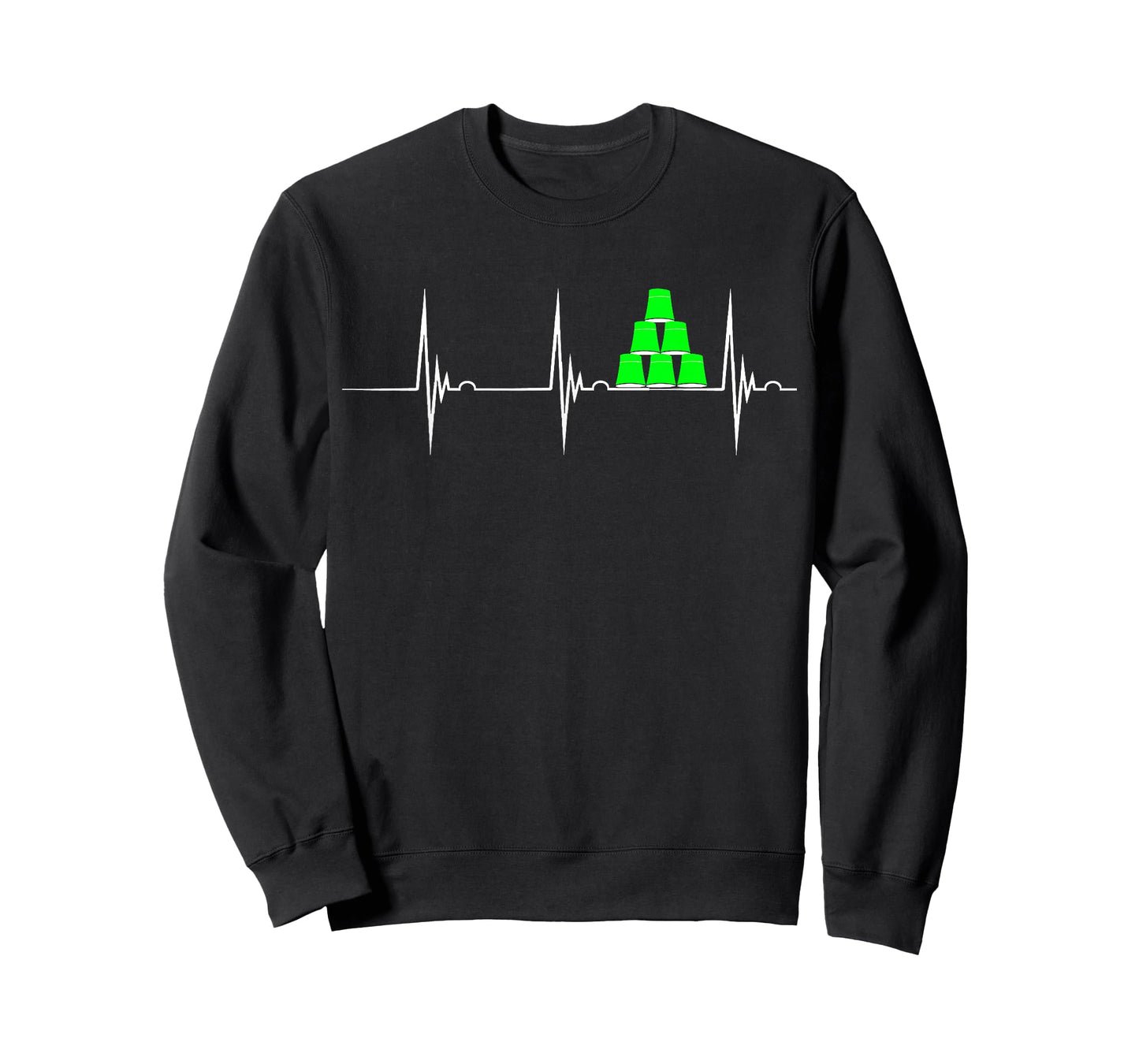 Speed Stacking Heartbeat EKG Sport Stacker Cup T-Shirt