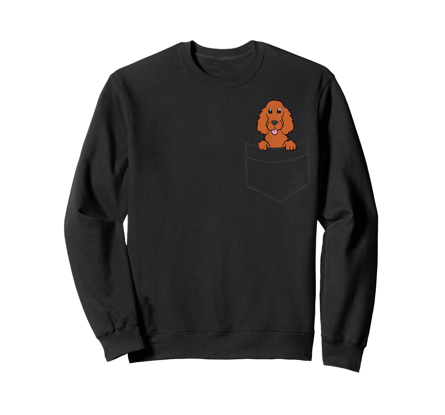 Irish Setter Dog In The Pocket Love Irish Setter Dogs T-Shirt
