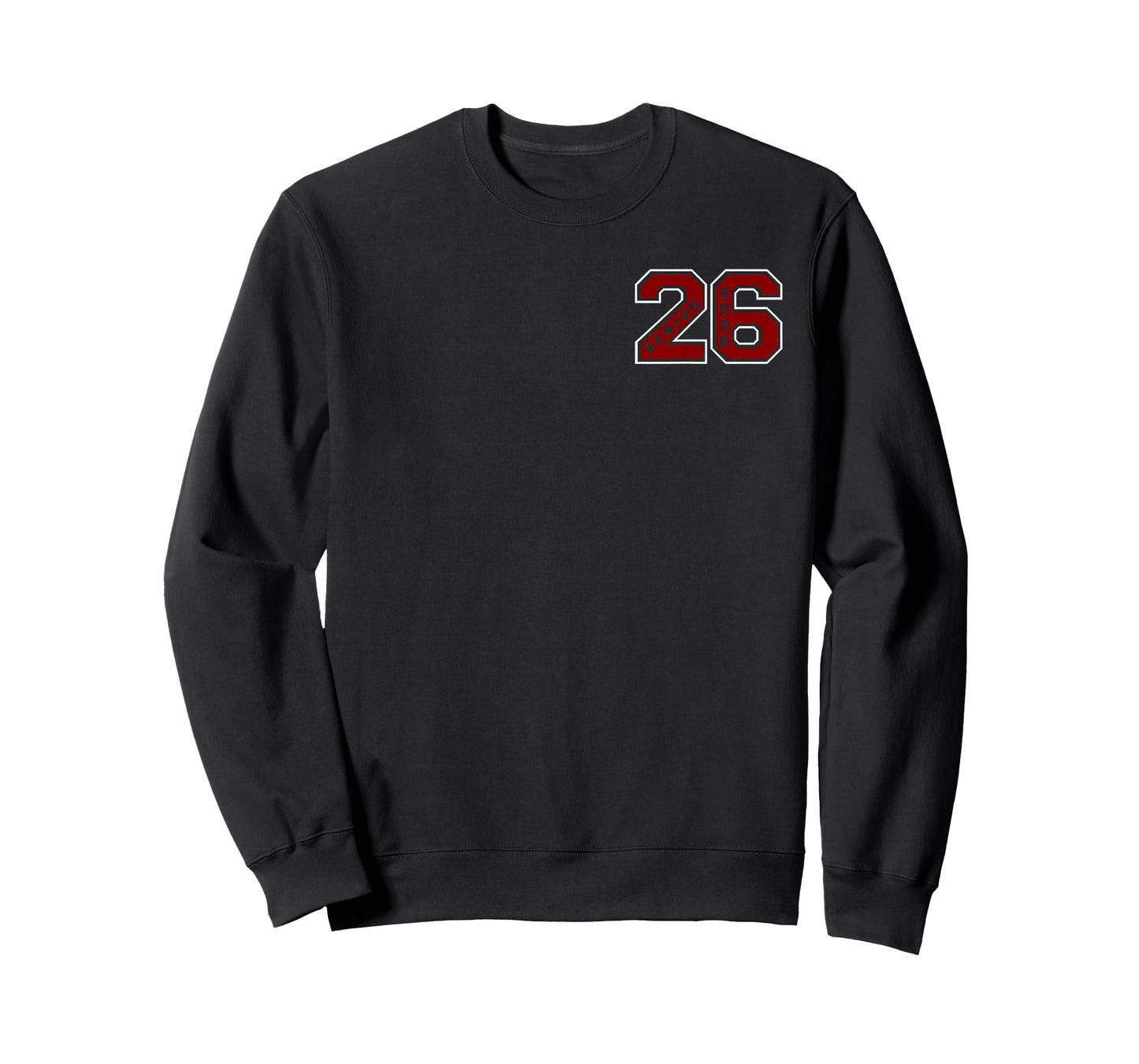 SENIOR 2026 ELITE WEAR (FRONT & BACK) MAROON SENIOR CLASS 26 T-Shirt
