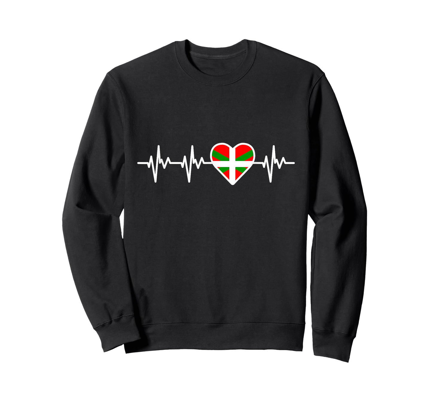 Basque Country Flag Heartbeat Basques T-Shirt