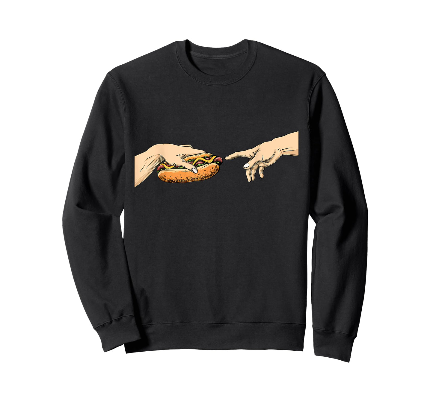 Creation of Hot Dog - Hot Dog Lover Fast Food Wiener T-Shirt for Men Women Girls Kids