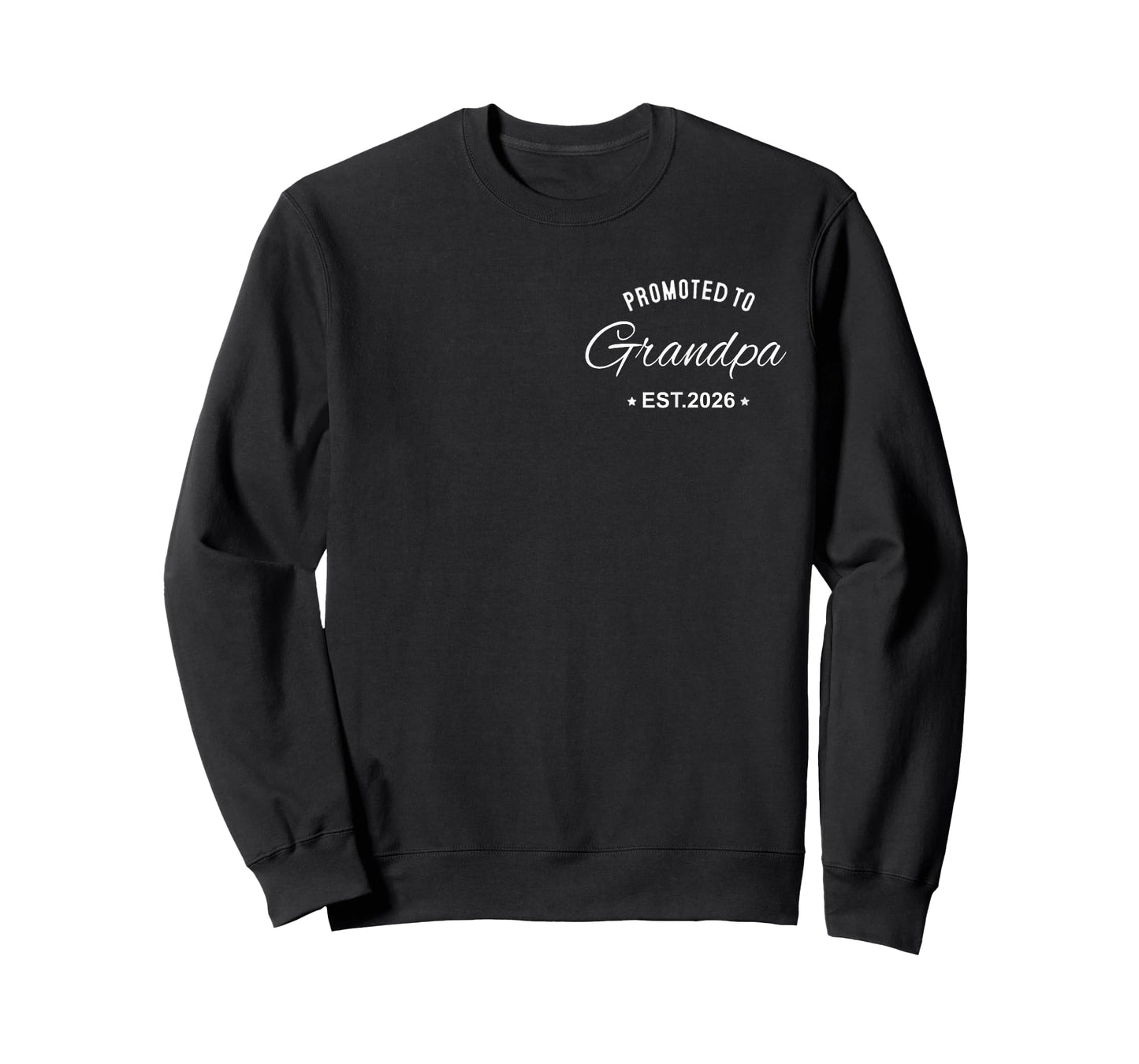 Promoted to grandpa logo 2026 Grandpa est 2026 Grandpa 2026 T-Shirt