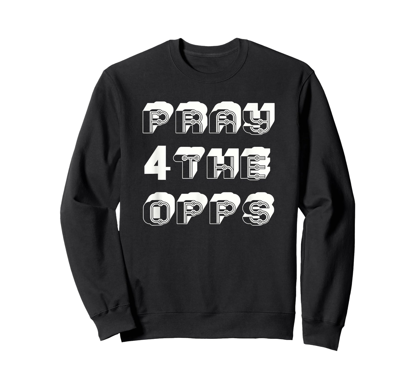 FUNNY PRAYING FOR MY OPPS - MOTIVATIONAL BLACK SCRIPT T-Shirt