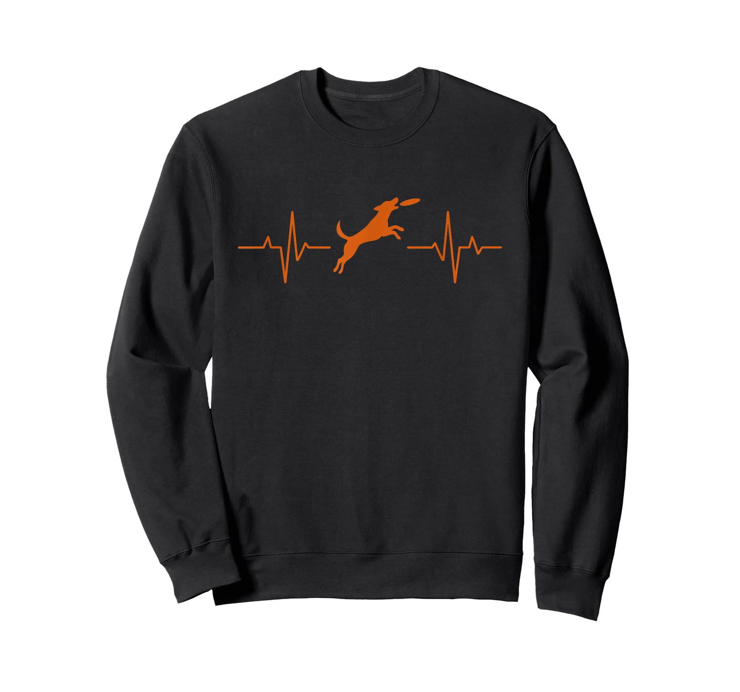 Funny Disc Dog Heartbeat T-Shirt