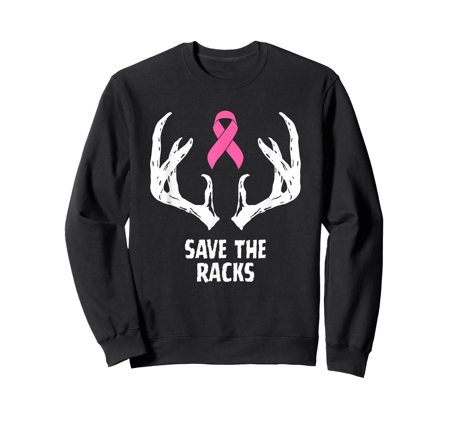 Save the Racks Funny Breast Cancer Awareness Hunting Deer T-Shirt