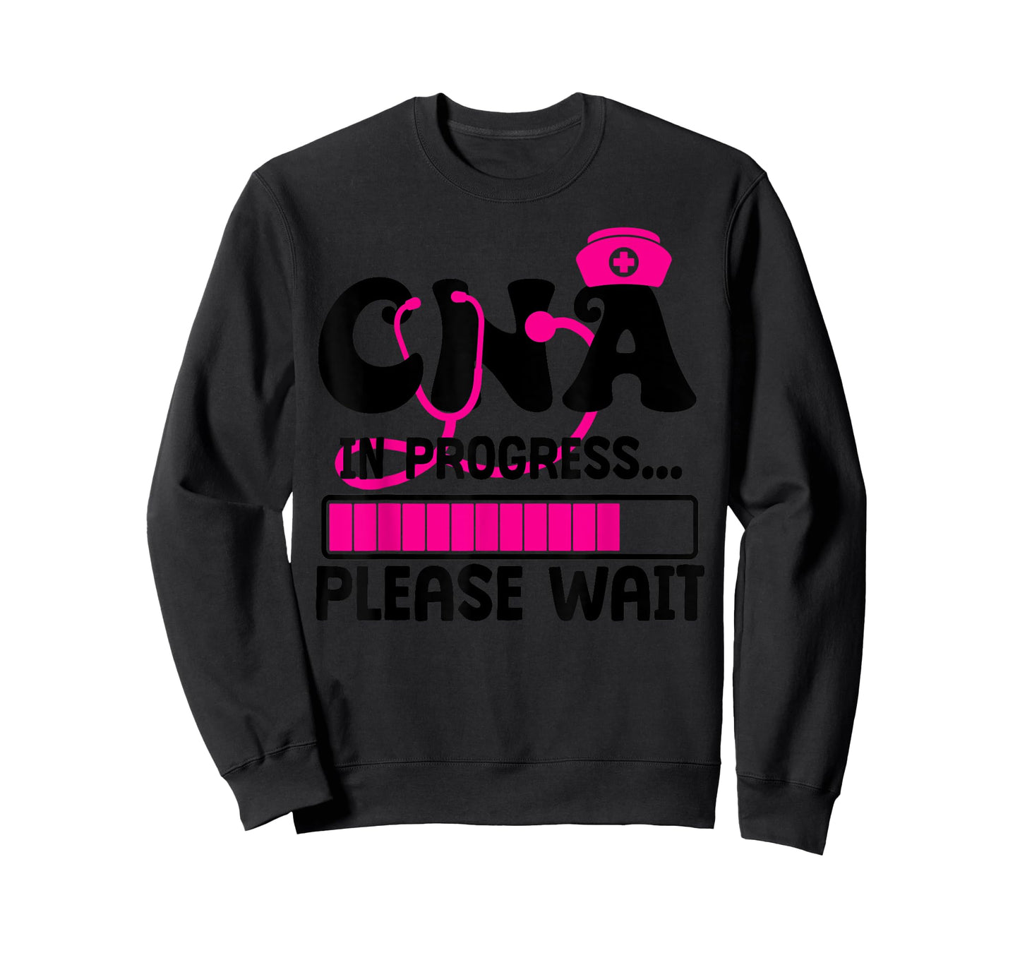 Cute CNA in Progress Funny Retro School CNA Future CNA T-Shirt