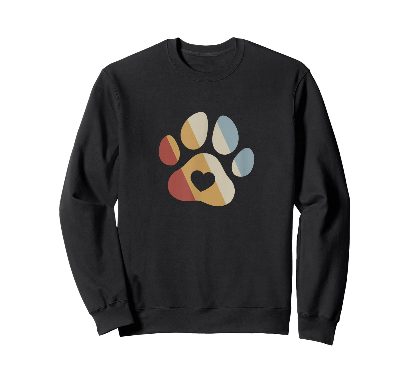 Dog Paw Retro Style Vintage T-Shirt