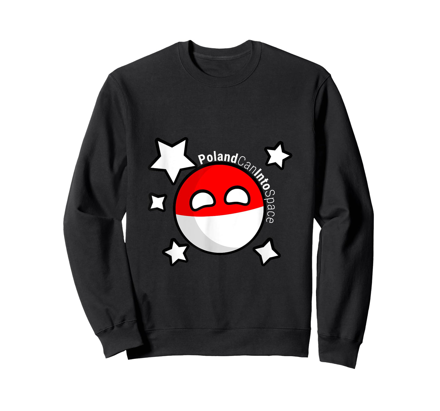 Poland Can into Space Polandball Country balls Hero T-Shirt