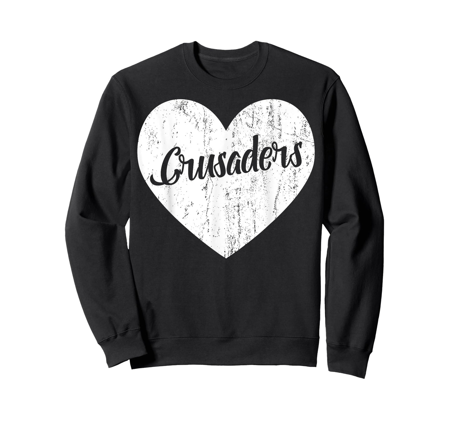 Crusaders School Sports Fan Team Spirit Mascot Heart Gift T-Shirt