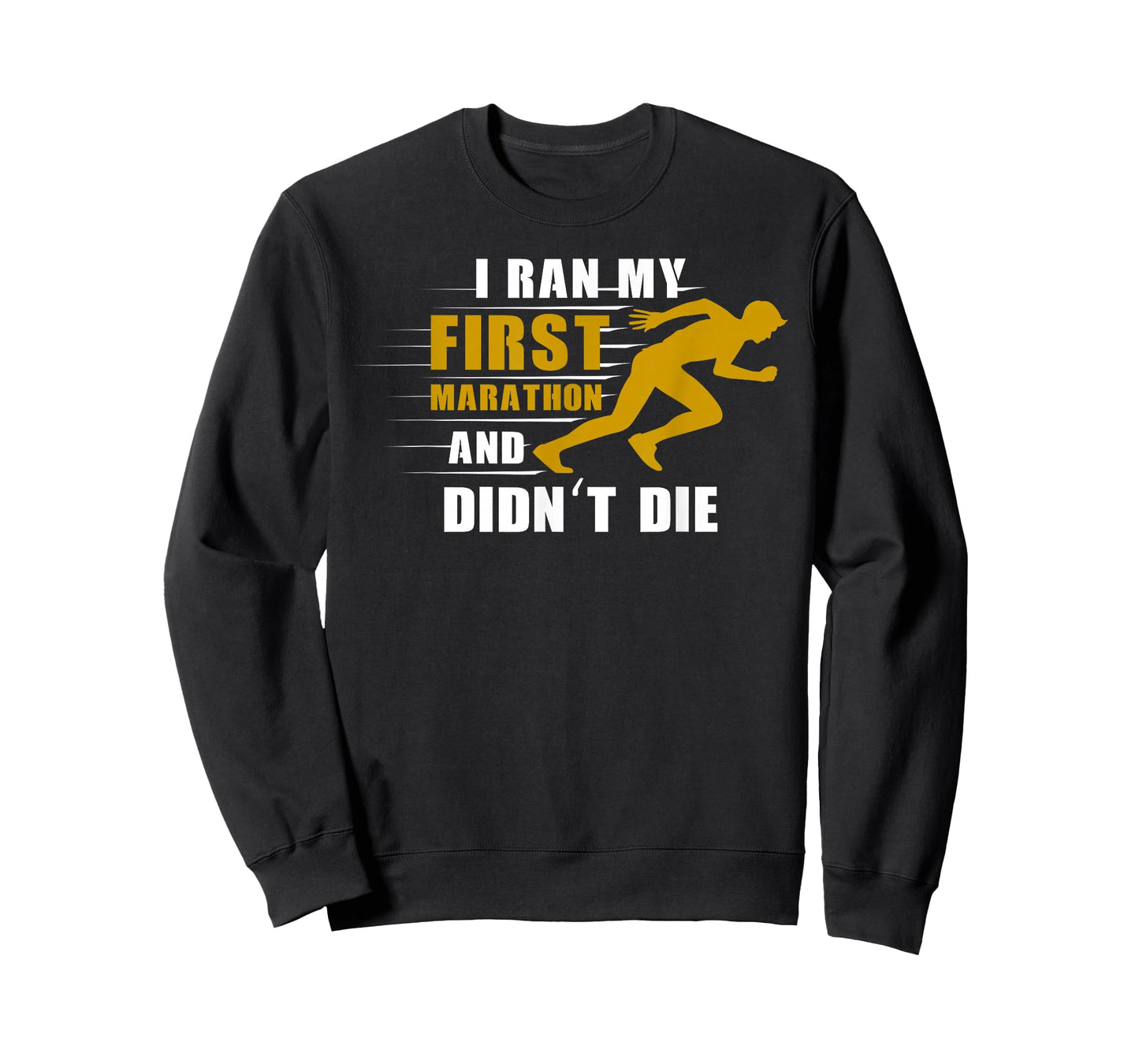 Ich lief meinen ersten Marathon lauf T-Shirt